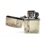 Vtg. ZIPPO Sliver Plate Lighter