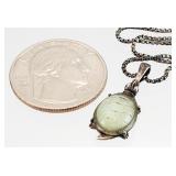 .925 Sterling Silver Turtle Pend. Necklace 4.60g