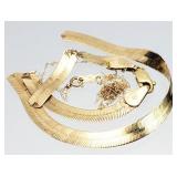 10k Scrap GOLD Bracelet, Necklace 4.21g