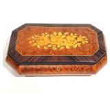 Italian Inlaid Giglio Asla Music Jewelry Box as-is