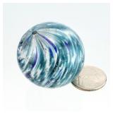 Vintage 1-1/2" German Onion Skin Glass Marble