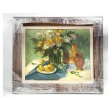 Idaho Artist Don Ricks Framed Still Life Painting