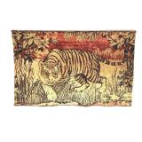 Vtg. 0"X0" Tiger Wall Tapestry