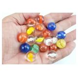 19ct 5/8 Peltier Banana Glass Marbles