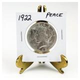 1922 PEACE Silver Dollar Coin