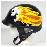 MHX 808 XXL Fire Skull Motorcycle Helmet