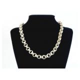 Sterling Silver 16" Chain Link Necklace 62.24g