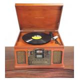 Crosley CR2405B Stereo, CD, Record Player WORKS