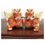 Matching Japanese FOO Dog Figurines