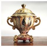 Hand Painted Japanese URN