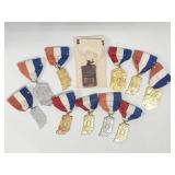 11) Vtg. Indiana State HS Music Band Ribbons