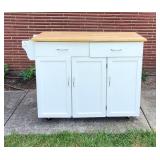 Rolling Island Kitchen Storage Cart