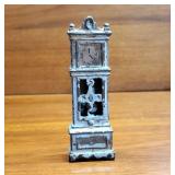 Vtg KIILGORE Cast Iron DollHouse Grandfather Clock