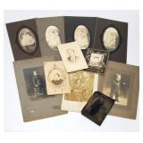 11pc Vtg Baby, Child Photos, Tintype