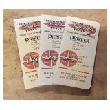 3 Vtg. Pioneer Farm Continental Fence Ad Booklet