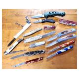 15) Assorted Pocket Knives
