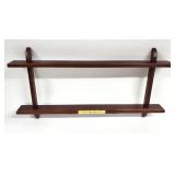 Small Holy Night Wood Wall Plate Rack