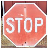 Vtg. Aluminum Retired Street STOP Sign #2