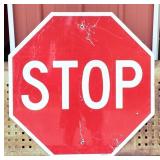 Vtg. Aluminum Retired Street STOP Sign #1