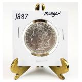 1887 MORGAN Silver Dollar Coin