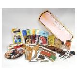 45+pc Almanacs, Bottle Openers, Tools + More