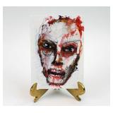 Artist Signed Jack Larson Zombie Card Painting #1