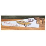Hand Painted 67 Chevy Muscle Car Disston Sons Saw