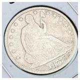1877 Seated Half Dollar Coin