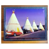 Lucinda Lewis Road Side America Metal Tee Pee Sign
