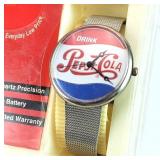 Vtg. PEPSI~COLA Wrist Watch in Packing