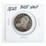 1825 Capped Bust Half Dollar Coin