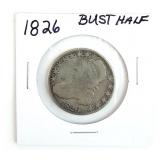 1826 Capped Bust Half Dollar Coin