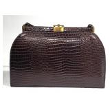 Vtg. Crocodile Ladies Purse, Handbag