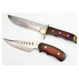 2) Fixed Blade Hunting Knives, Daggers - Frost
