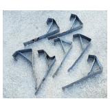 7pc Metal Roof Jacks