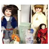 5 Porcelain Girl, Baseball, Star Wars, Clown Dolls