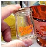 Vtg Riggins Dairy Muncie, IN Glass Creamer Jar