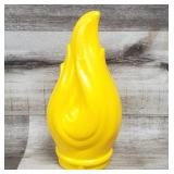 Vtg EMPIRE Lighted Candle Flame Blow Mold Top Only