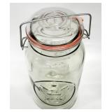 Large 12" BALL Glass Canister Jar + Lid