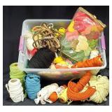 Yarn, Rope, Thread, Sewing Bin Full