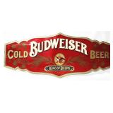 Vtg. Budweiser Beer Bar Man Cave Sign