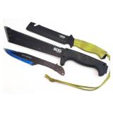 3pc Machete, Knife Biohazard, Sogfari, Jack Ripper