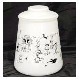 Hart BC Comics Bartlett Collins Glass Cookie Jar