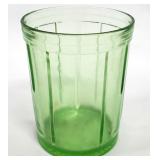 Vtg Green Uranium Glass Chopper Jar