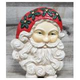 Cast Iron SANTA Clause Face Doorstop