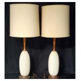 Vtg MCM Danish Table Lamps