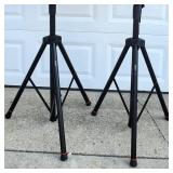 2 Frame Works Large Speaker Tripod Stands