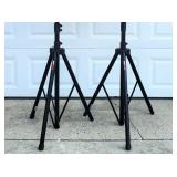 2 Pro Line Large Speaker Tripod Stands