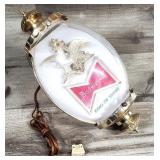 Vtg Budweiser Lighted Beer Sign Sconce