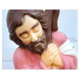 Vtg General Foam Nativity Joseph Lighted Blow Mold